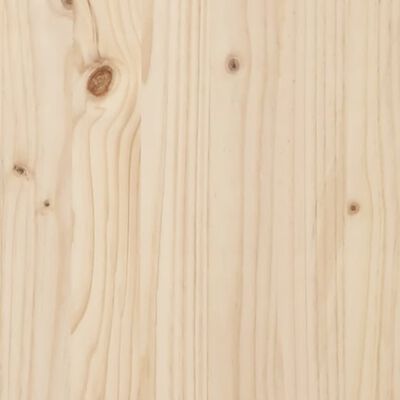 vidaXL Cesto de roupa suja 44x44x66 cm madeira de pinho maciça
