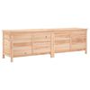 vidaXL Caixa de arruma&ccedil;&atilde;o para jardim 198,5x50x56,5 cm abeto maci&ccedil;o