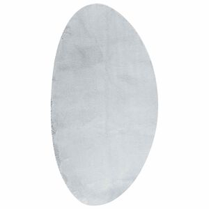 vidaXL Tapete HUARTE Cinzento 100 x 200 cm Poli&eacute;ster