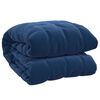 vidaXL Manta pesada 13 kg 200x220 cm tecido azul