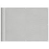 vidaXL Tela de varanda 75x300 cm 100% poli&eacute;ster oxford cinzento-claro