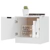 vidaXL Mesas de cabeceira 2 pcs 40x39x40 cm branco