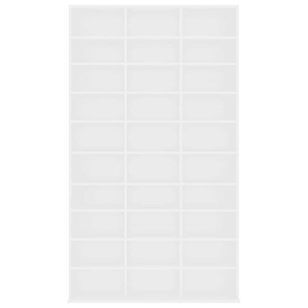 vidaXL Arm&aacute;rio para CD 102x23x177,5 cm derivados de madeira branco