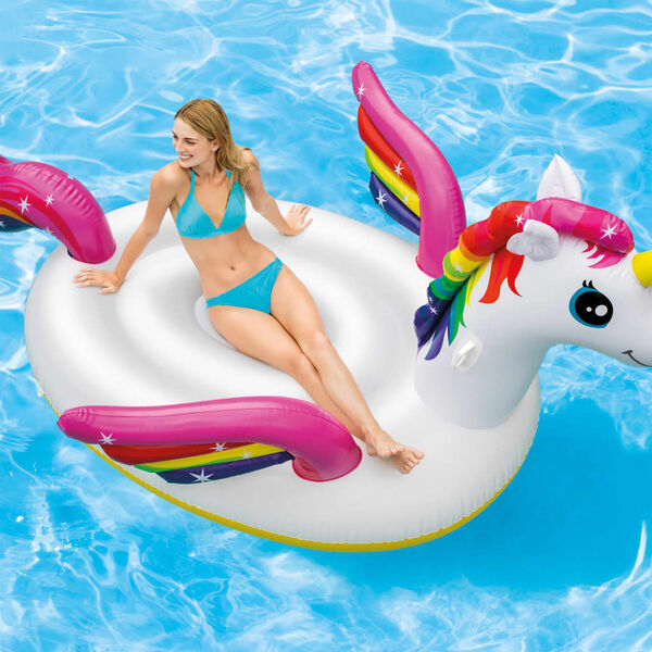 Intex B&oacute;ia de piscina Mega Unicorn Island 57281EU