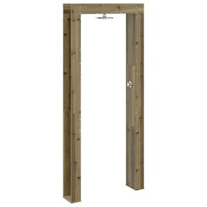 vidaXL Chuveiro Externo 226 cm Natural