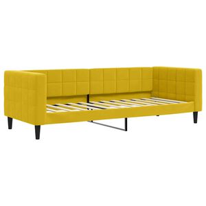 vidaXL Sof&aacute;-cama 80x200 cm veludo amarelo
