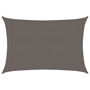 vidaXL Para-sol estilo vela 160 g/m&sup2; 3x5 m PEAD antracite