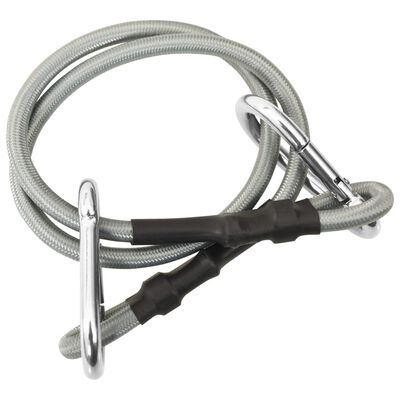 310252 vidaXL Ropes with Carabiner 4 pcs Rubber