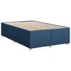 vidaXL Cama boxspring com colch&atilde;o 120x190 cm tecido azul