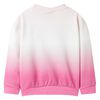 Sweatshirt para criança cor rosa-claro 116