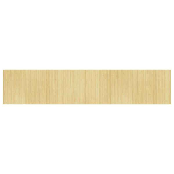 vidaXL Divis&oacute;ria largura 800 cm altura 165 cm bambu cor natural clara