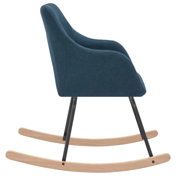 vidaXL Cadeira de baloi&ccedil;o tecido azul