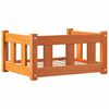vidaXL Cama para Cachorro Marrom Cera 55 x 45 x 28 cm