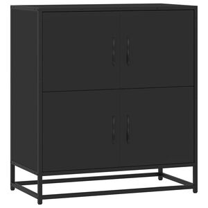 vidaXL Aparador 68x35x76 cm derivados de madeira preto