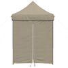 vidaXL Tenda de Festa Cinzento-acastanhado 200 x 200 x 306 cm