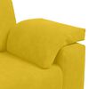 vidaXL Sof&aacute;-luvas 160x77x82 cm veludo amarelo