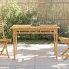 vidaXL Mesa de jantar para jardim 110x55x75 cm bambu
