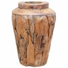 vidaXL Jarra decorativa 40x60 cm madeira de teca maci&ccedil;a