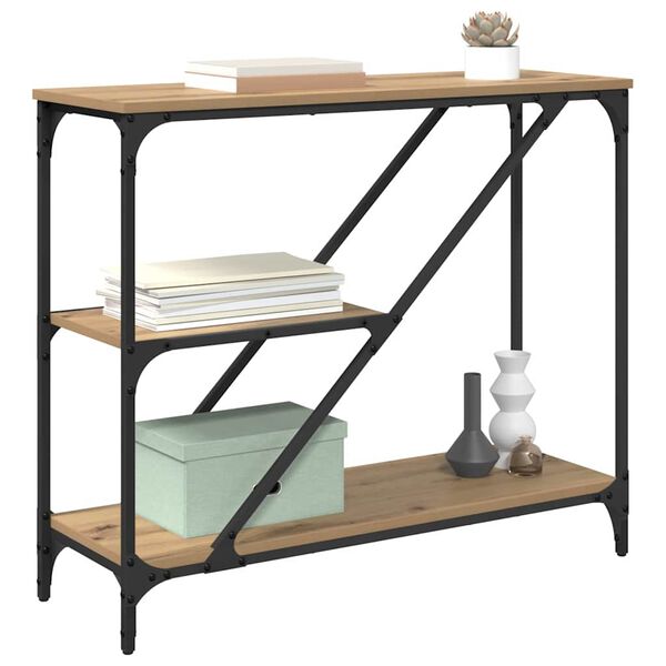 vidaXL Aparador Carvalho Artesanal 88,5 x 30 x 75 cm