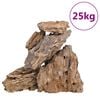 vidaXL Rochas Dragon 25 kg 10-30 cm multicor
