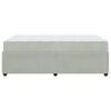 vidaXL Estrutura da Cama Cinzento-claro 120 x 200 cm tecido