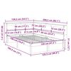 vidaXL Cama com estante sem colch&atilde;o 120x190 cm pinho maci&ccedil;o