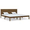 vidaXL Estrutura de cama super king 180x200 cm madeira castanho-mel