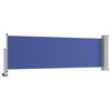 vidaXL Toldo lateral retr&aacute;til para p&aacute;tio 80x300 cm azul
