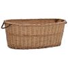 vidaXL Cesto para lenha com pegas 88x57x34 cm salgueiro natural