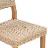 vidaXL Cadeira de jantar 2 pcs Natural 46 x 55 x 84 cm Rattan Kubu