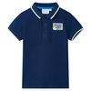 Polo para crian&ccedil;a azul-marinho 140