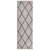 vidaXL Tapete shaggy de pelo alto PAMPLONA 80x250 cm bege e antracite