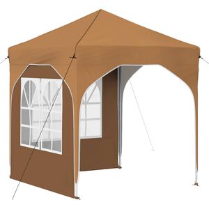 vidaXL Tenda de Festa Pop-up 192 x 192 x 245 cm Bege