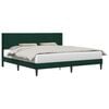 vidaXL Estrutura da Cama Verde-Escuro 200 x 200 cm Veludo