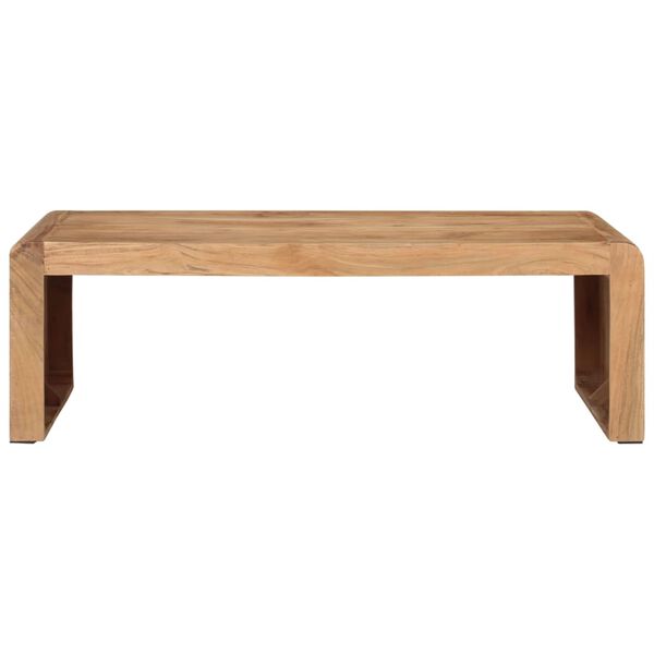 vidaXL Mesa de centro 110x55x35 cm madeira de acácia maciça