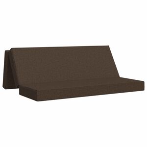 vidaXL Sof&aacute; Cama Dobr&aacute;vel 200 x 67 x 45 cm Cinzento-acastanhado