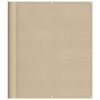vidaXL Tela de varanda 120x800 cm 100% poli&eacute;ster oxford bege