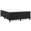 vidaXL Estrutura de cama com molas 140x200 cm veludo preto