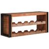 vidaXL Escorredor de Vinho 100 x 45 x 33 cm Madeira Recuperada Maci&ccedil;a