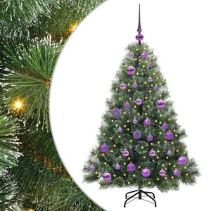 vidaXL &Aacute;rvore de Natal Artificial com 150 LEDs Verde 120 cm PE e PVC