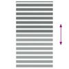 vidaXL Cortina de zebra 135x200 cm largura do tecido 130,9cm poli&eacute;ster