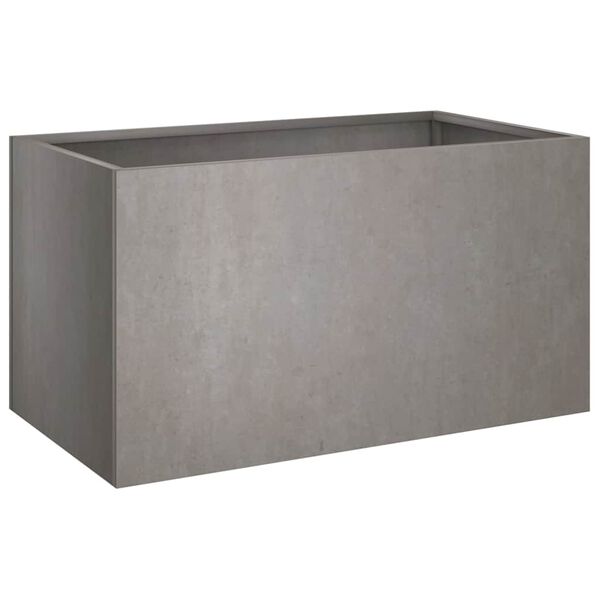 vidaXL Vaso/floreira 62x40x39 cm a&ccedil;o corten