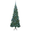 vidaXL &Aacute;rvore de Natal artificial de canto Verde 180 cm PVC e Metal