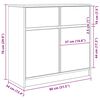 vidaXL Aparador c/ gaveta 80x34x76 cm derivados de madeira branco