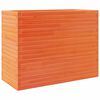 vidaXL Vaso/floreira de jardim 90x40x68,5cm pinho maci&ccedil;o castanho mel
