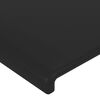 vidaXL Cama com molas/colch&atilde;o 180x200 cm couro artificial preto