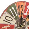 vidaXL Relógio de parede 30 cm MDF multicor