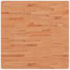 vidaXL Tampo de mesa quadrado 80x80x2,5 cm madeira de faia maci&ccedil;a