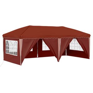 vidaXL Tenda de Festa Pop-up 575 x 288 x 245 cm Terracota