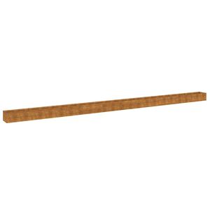 vidaXL Canteiro elevado de jardim 960x50x36 cm a&ccedil;o corten